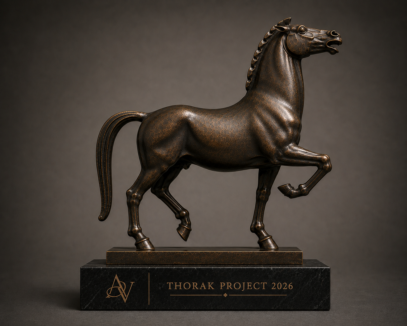 Concept visualization of the THORAK bronze miniature