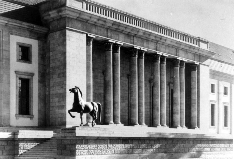 Josef Thorak's monumental horse sculpture